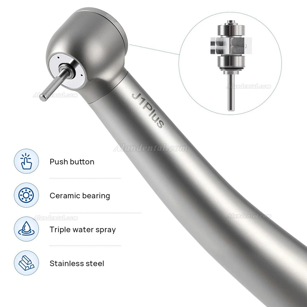 Jinme J1Plus Dental Turbine Handpiece Torque Head 4 Hole